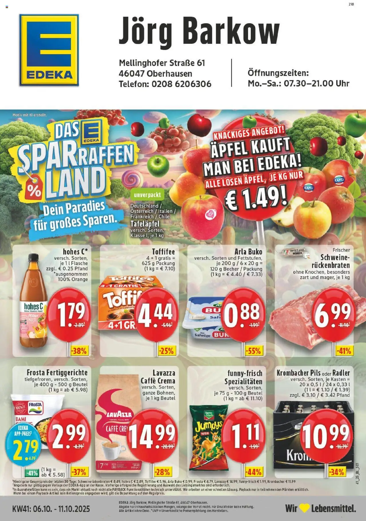 EDEKA Prospekt ab 06.10.2025 - Prospekt Oberhausen Online