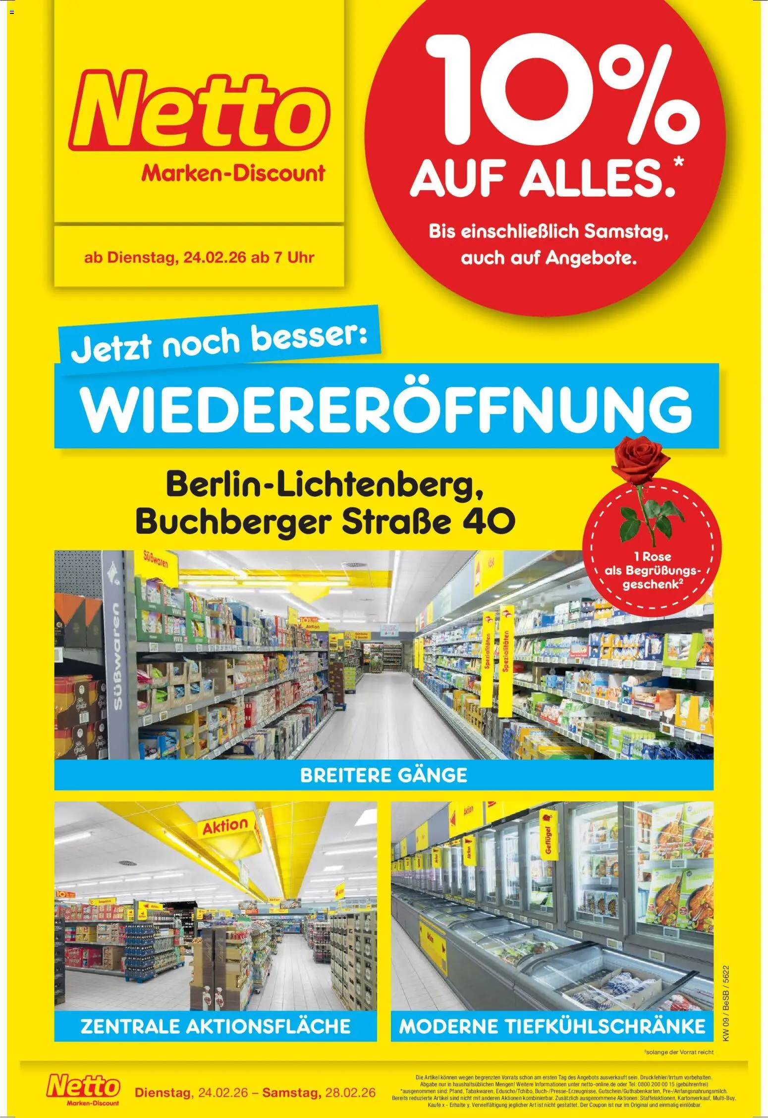Vorschau von dem Prospekt des Geschäftes Netto Marken-Discount, gültig ab dem 24.02.2026 - Uhr, Süßwaren, Spezialitäten