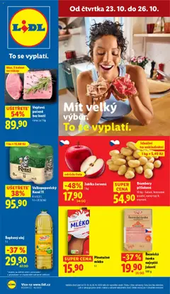Náhled nabídky: Lidl Leták platný od 23.10.2025