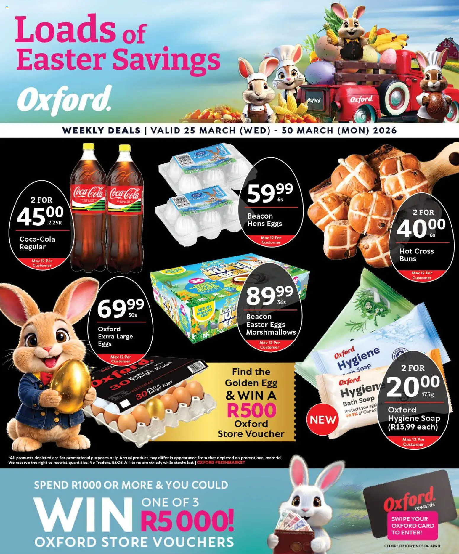 Preview of Oxford Freshmarket flyer valid from 25/03/2026
