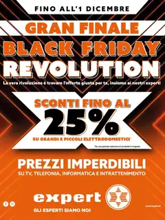 Anteprima dell'opuscolo Volantino Black Friday Gran Finale dal negozio Expert valido da 26/11/2025