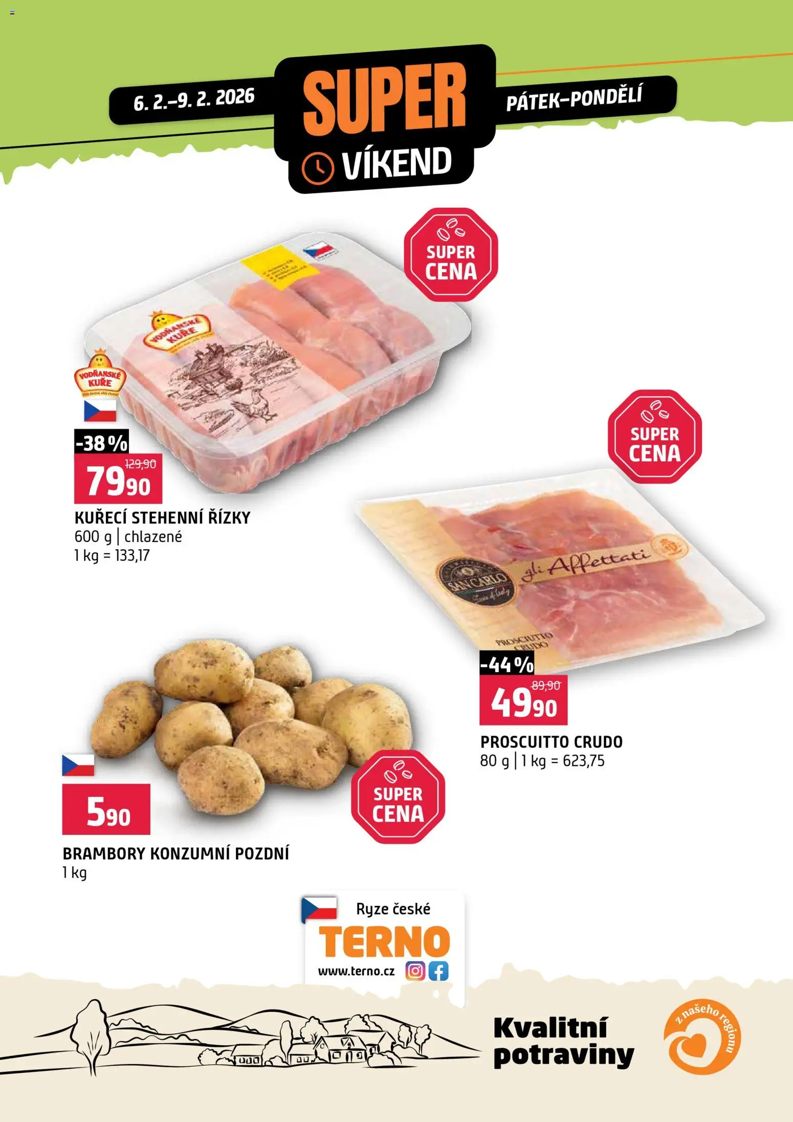 Náhled nabídky: Terno Super víkend platný od 06.02.2026