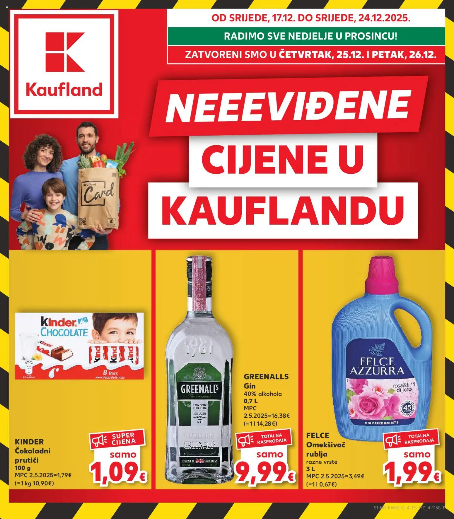 Pregled letka Split-Ravne njive trgovine Kaufland vrijedi od 17.12.2025