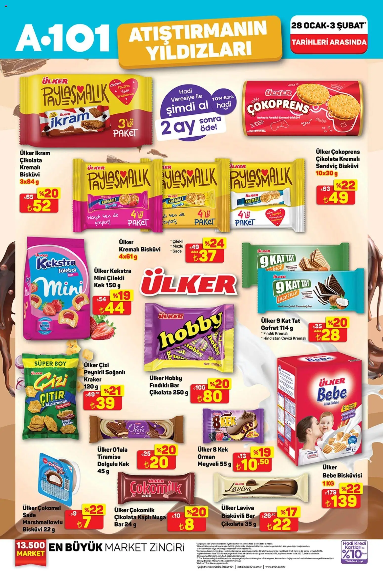 A101 Atıştırmanın Yıldızları 28.01.2026 - Broşürünün önizlemesi