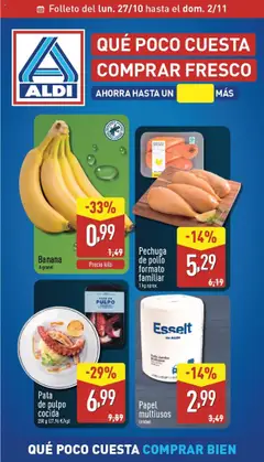 Vista previa del folleto de la tienda Aldi válido desde el 27/10/2025 