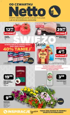 Pogląd gazetki "Netto gazetka od czwartku spożywcza" ze sklepu Netto ważnej od 09.04.2026