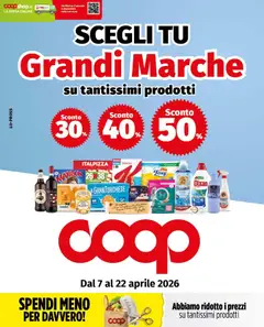 Anteprima dell'opuscolo COOP volantino Grandi Marche Bergamo dal negozio COOP valido da 07/04/2026