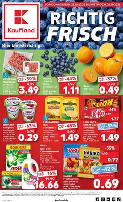 Vorschau von dem Prospekt des Geschäftes Kaufland, gültig ab dem 22.10.2025