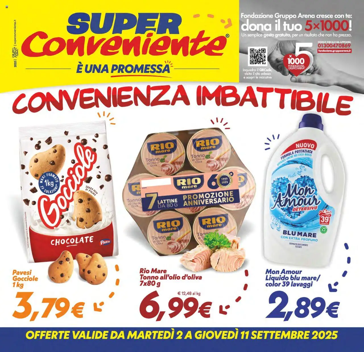 Volantino SuperConveniente valido da 02/09/2025 numero di pagina 1