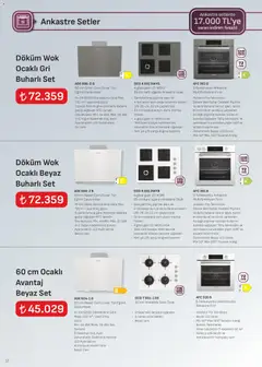 Arçelik Ankastre Kataloğu 01.12.2025 - Broşürünün önizlemesi | Strana: 12