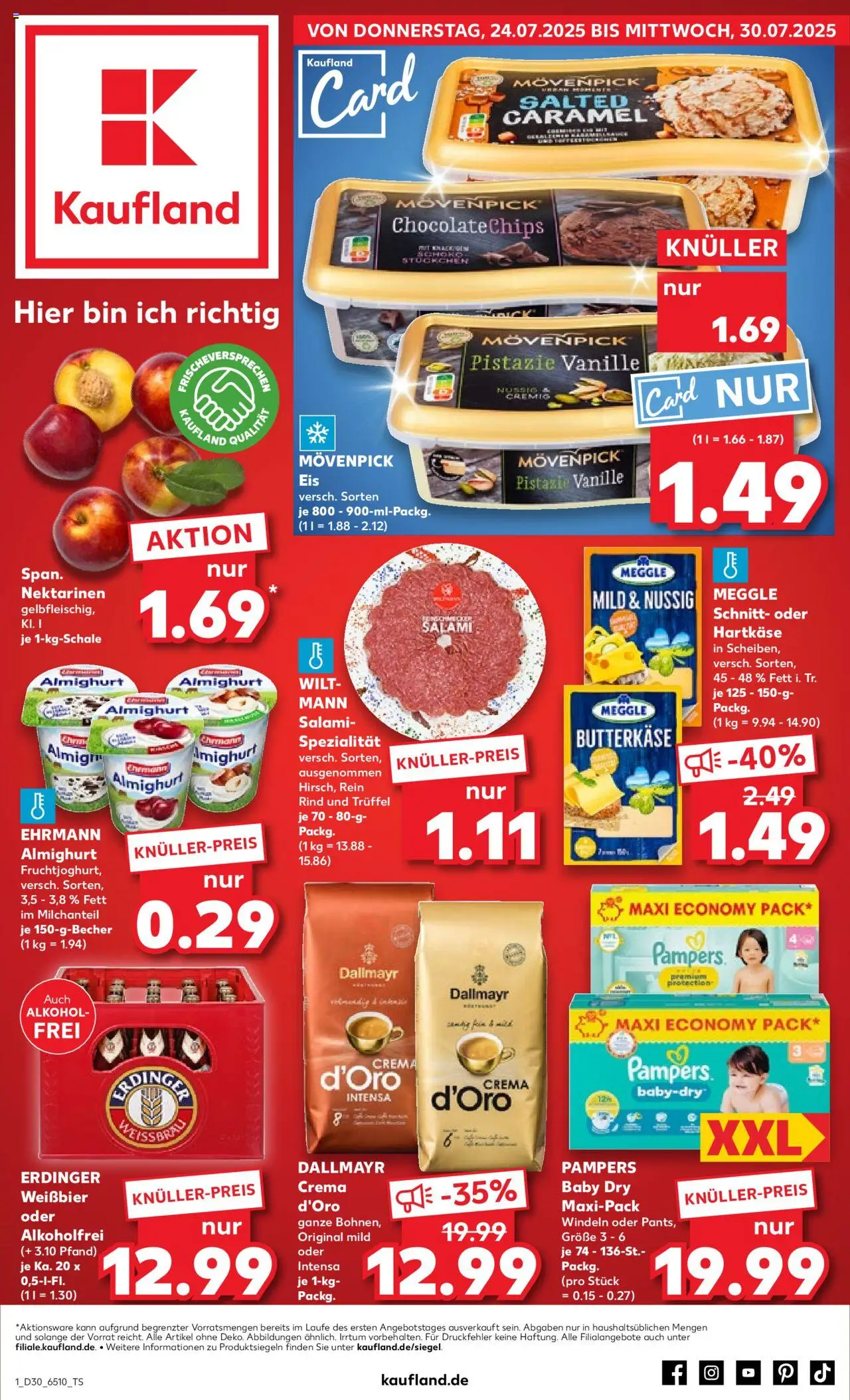 Kaufland DE shop DE Folder geldig vanaf 24-07-2025 - Paginanummer 1
