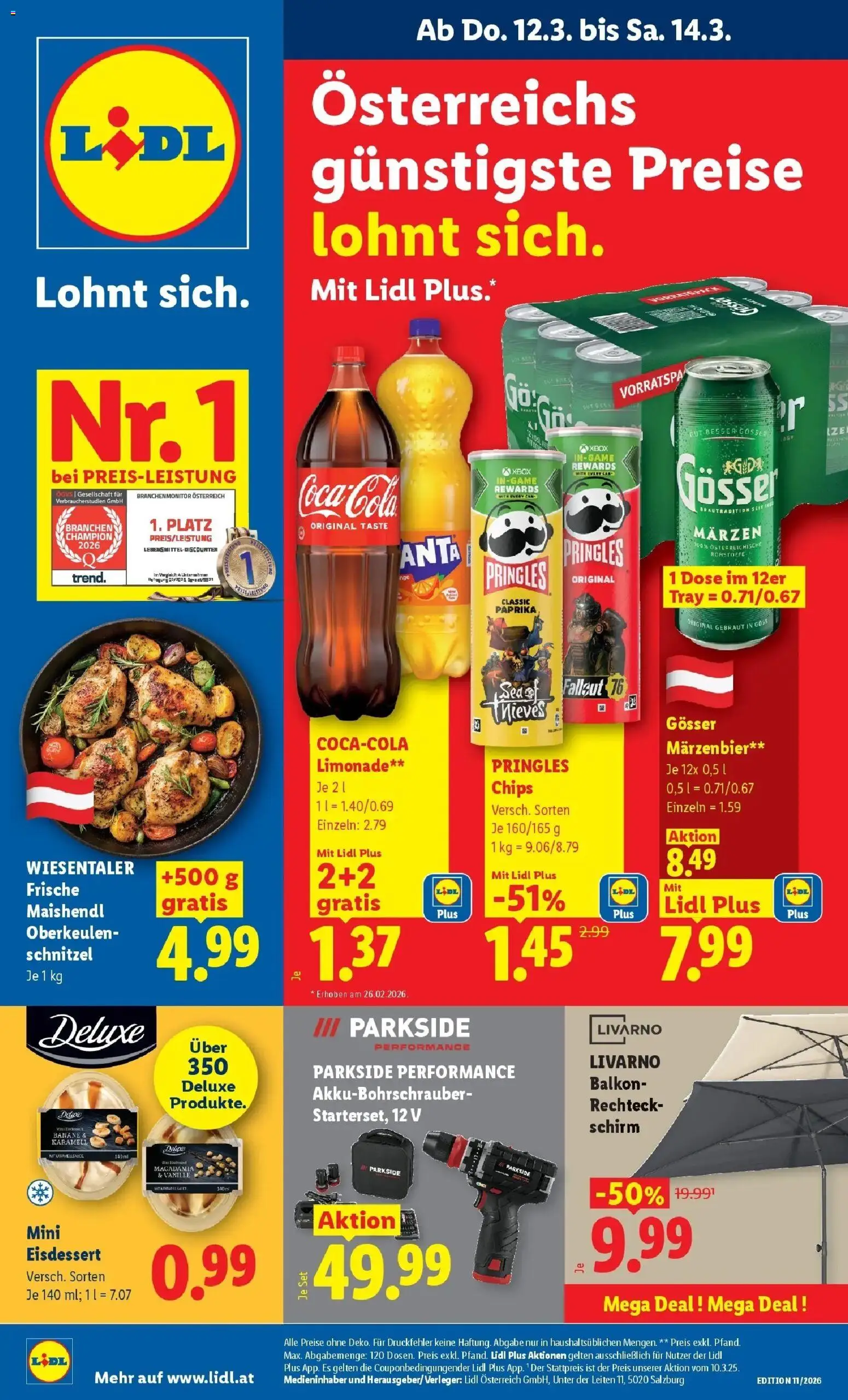 Vorschau der Angebote: Lidl Lidl Flugblatt - Fohnsdorf, Neunkirchen, Graz gültig ab 12.03.2026