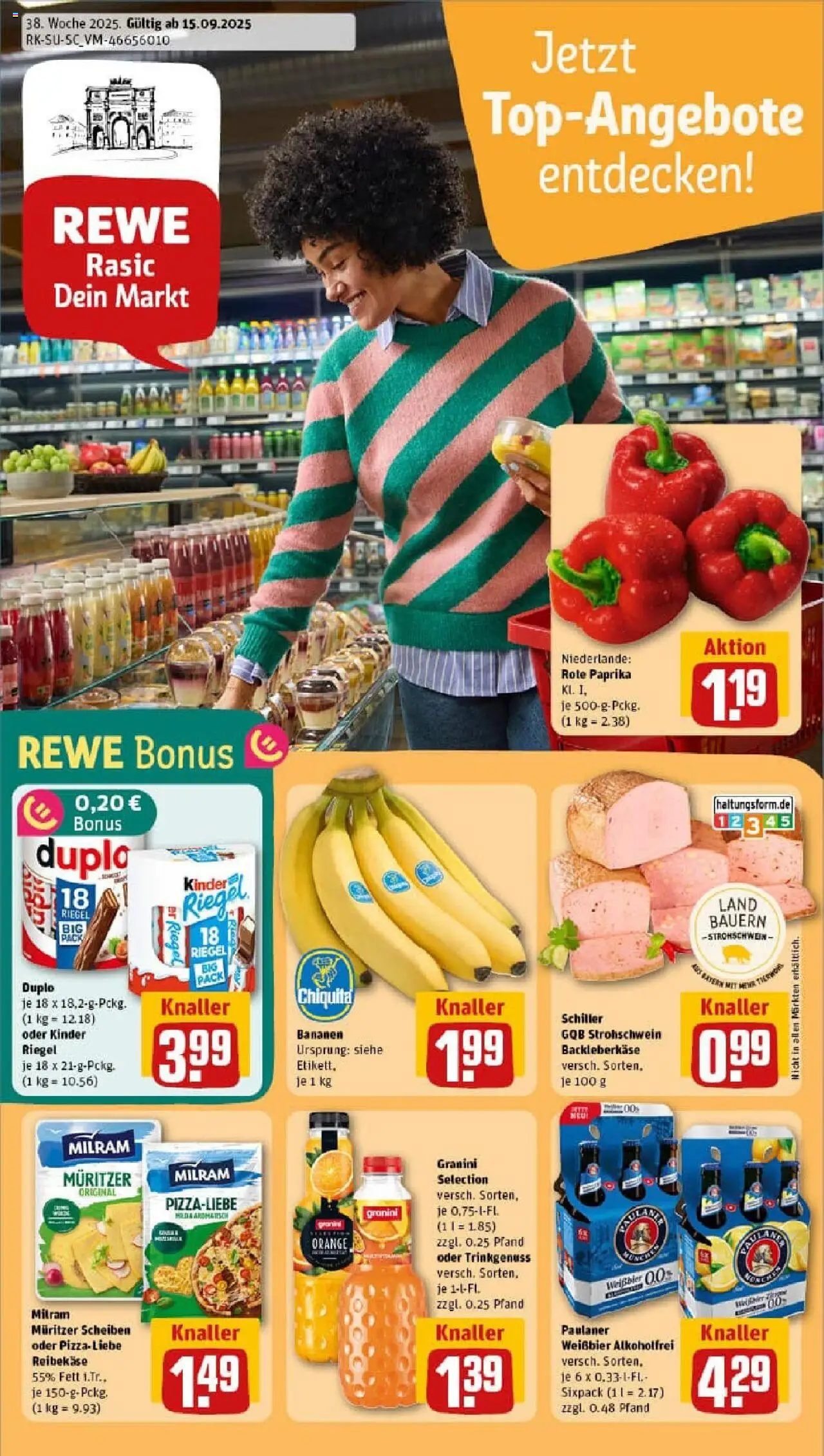 REWE Prospekt ab 14.09.2025 nächste Woche - Prospekt München	