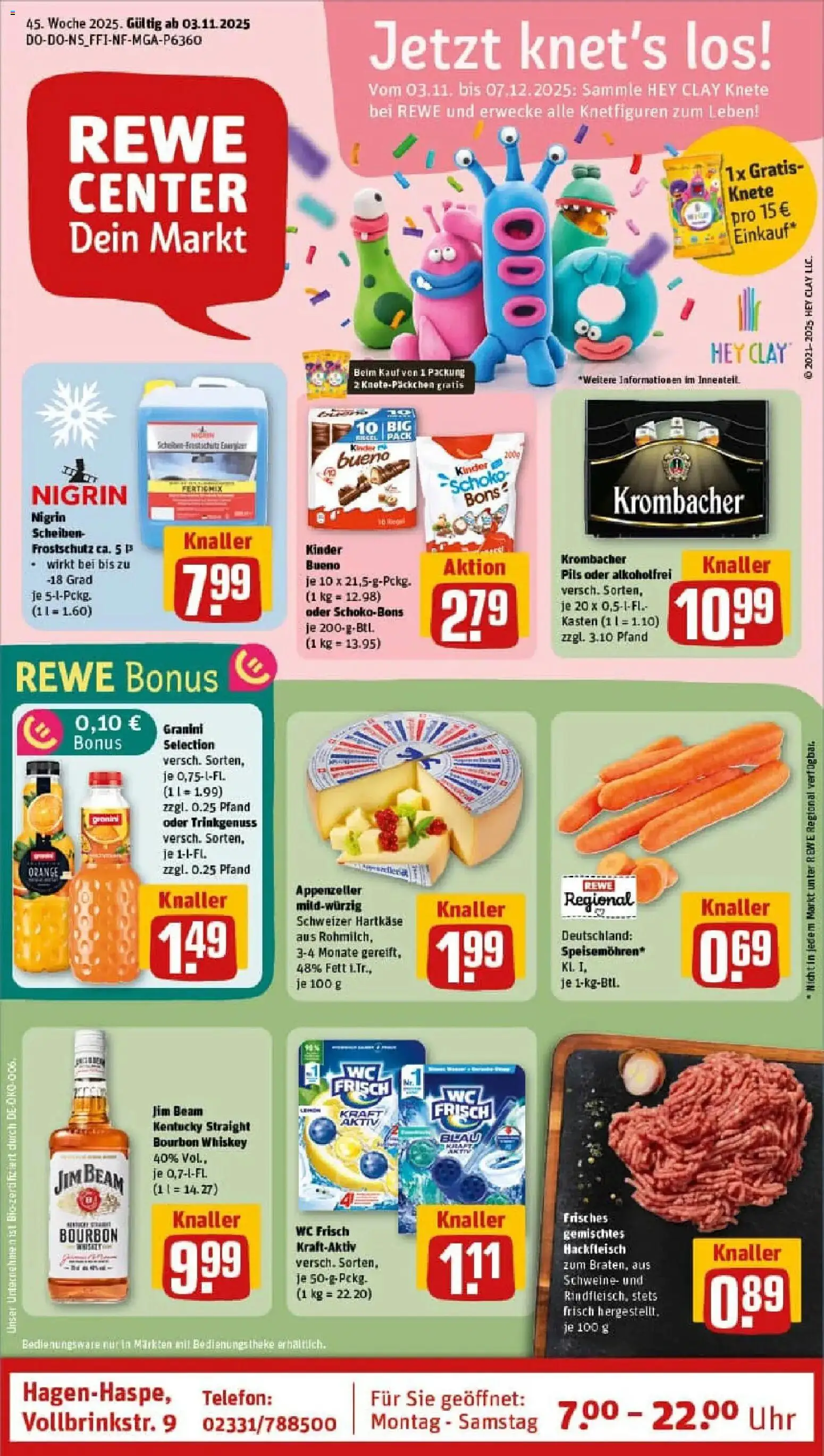 Vorschau von dem Prospekt des Geschäftes Rewe, gültig ab dem 02.11.2025