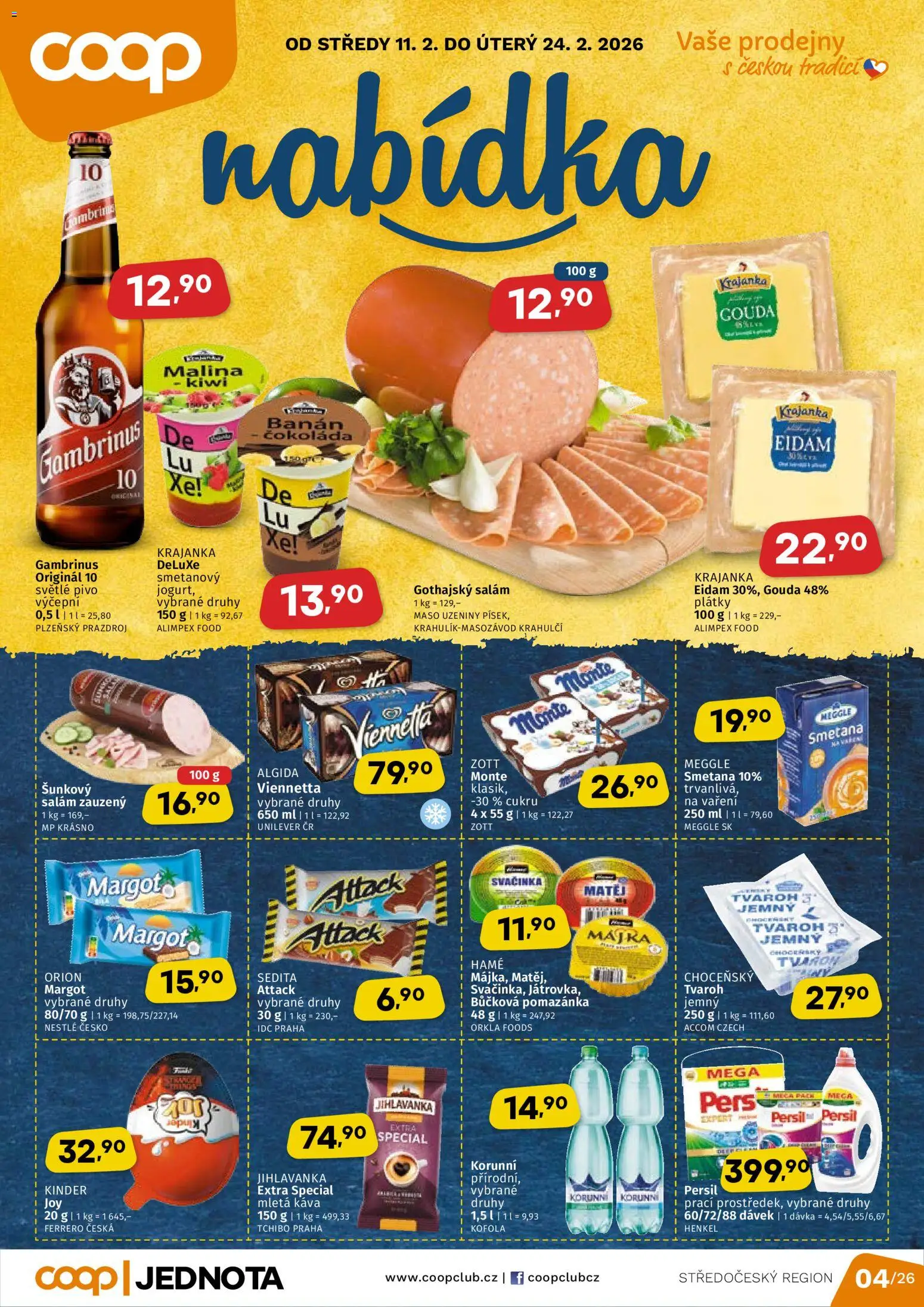 Náhled nabídky: Coop Leták - Středočeský region platný od 11.02.2026