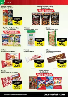 Onur Market Katalog - İstanbul 28.10.2025 - Broşürünün önizlemesi | Strana: 4