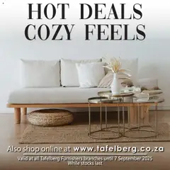 Preview of Tafelberg Furnishers flyer valid from 29/08/2025