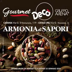 Anteprima dell'opuscolo Volantino Gourmet - Sicilia dal negozio Decò valido da 13/01/2026
