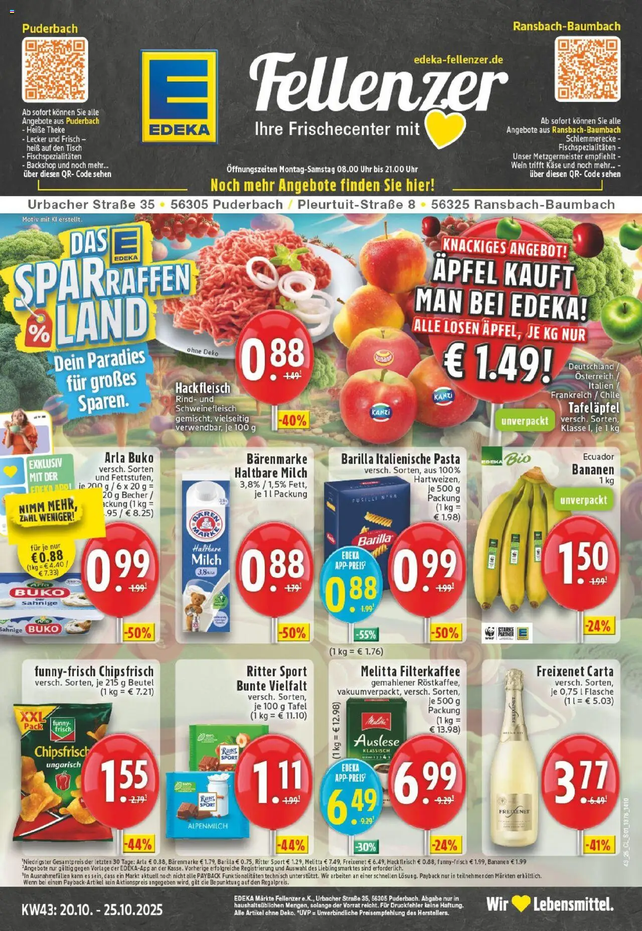 EDEKA Prospekt ab 19.10.2025 - Prospekt Ransbach-Baumbach Online