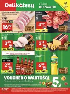 Pogląd gazetki "Sklepy Własne" ze sklepu Delikatesy Centrum ważnej od 21.08.2025