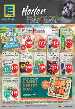 Vorschau von dem Prospekt des Geschäftes Edeka, gültig ab dem 14.09.2025