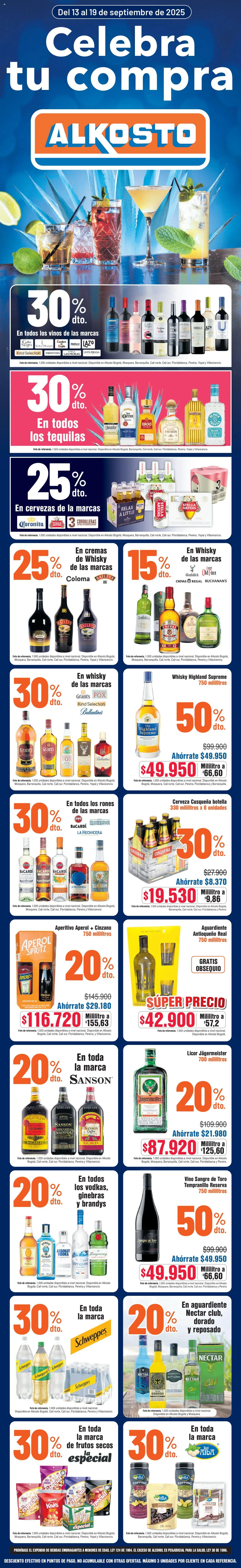 Alkosto Folleto > 13/09 - 19/09/2025 > Ofertas