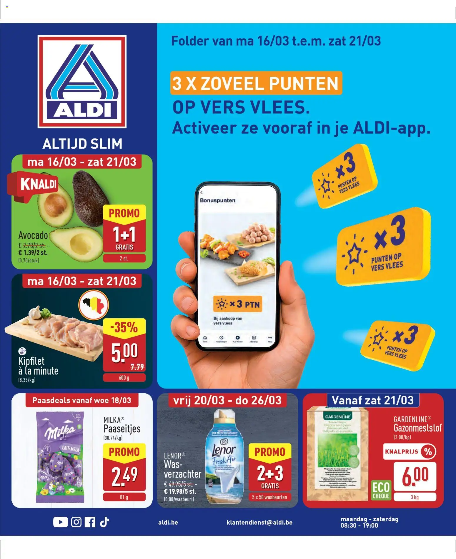 Voorbeeld van Aldi Folder week 12 van winkel Aldi geldig vanaf 16/03/2026
