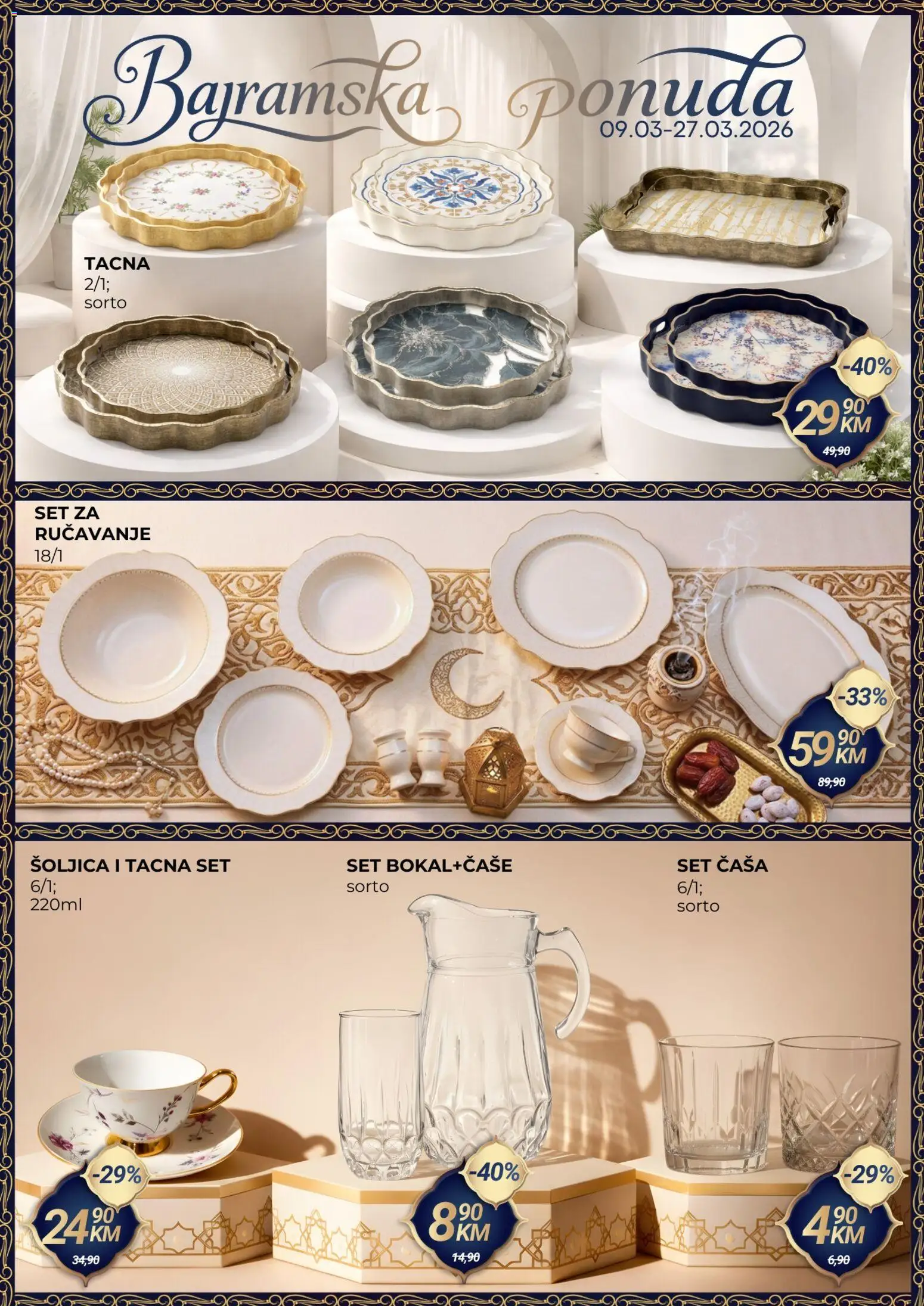 Pregled letka Belamionix Bajramska ponuda trgovine Belamionix vrijedi od 09.03.2026