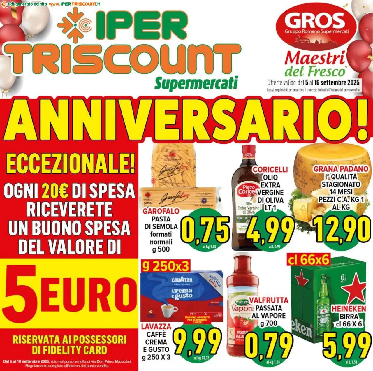 Volantino Ipertriscount valido da 05/09/2025 numero di pagina 1