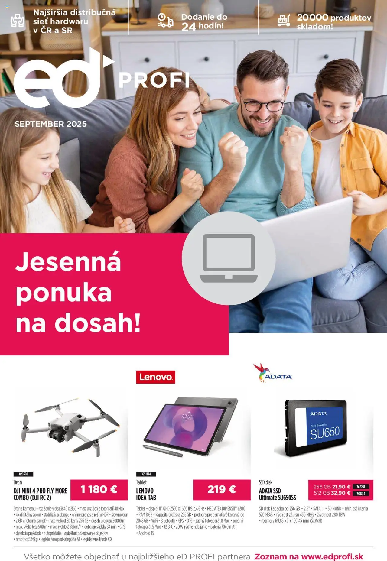 ED Profi Leták (01.09. - 30.09.2025) - Akčná ponuka
