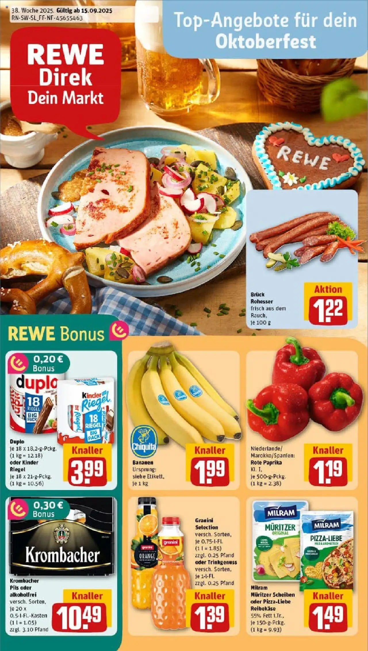 REWE Prospekt ab 14.09.2025 nächste Woche - Prospekt Mettlach / Orscholz	