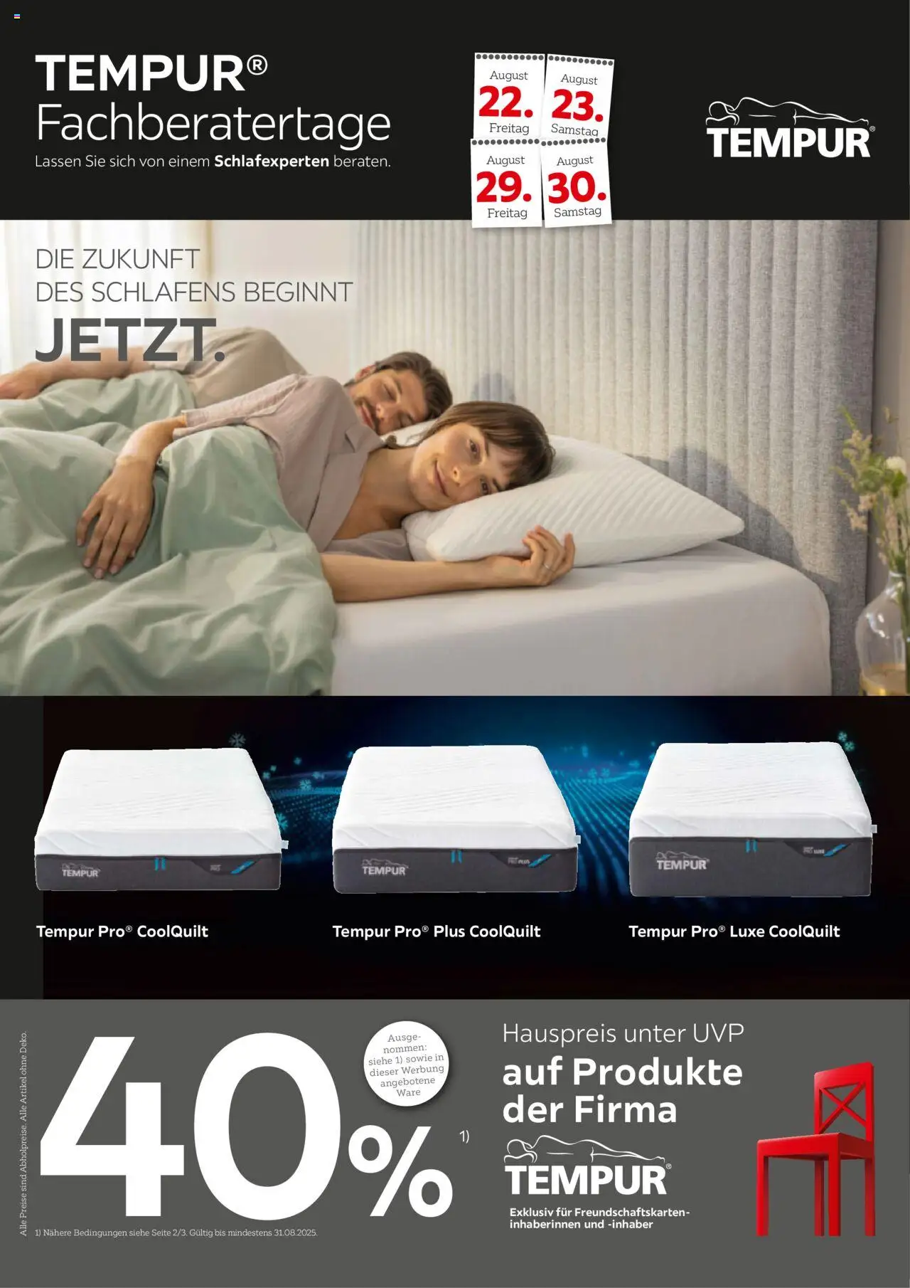 XXXL Lutz Tempur Spezial (vom 18.08.2025 - 31.08.2025)