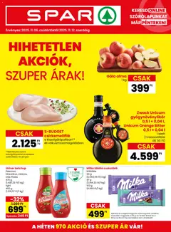 Spar - Black Friday megtekintése, amely érvényes 2025.11.06.-től