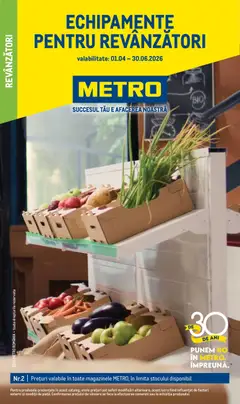 Previzualizarea de cataloage: Metro Metro Catalog Echipamente pentru magazinul tau valabil de la 01.04.2026