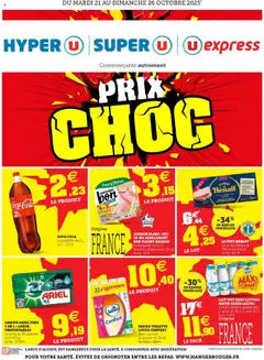 Prévisualisation de Prix Choc du magasin Super U formulaire valide 21/10/2025