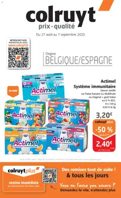 Prévisualisation de Catalogue du magasin Colruyt formulaire valide 27/08/2025