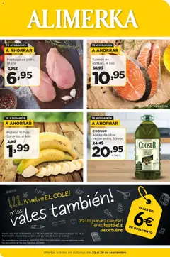 Vista previa del folleto de la tienda Alimerka válido desde el 22/09/2025 