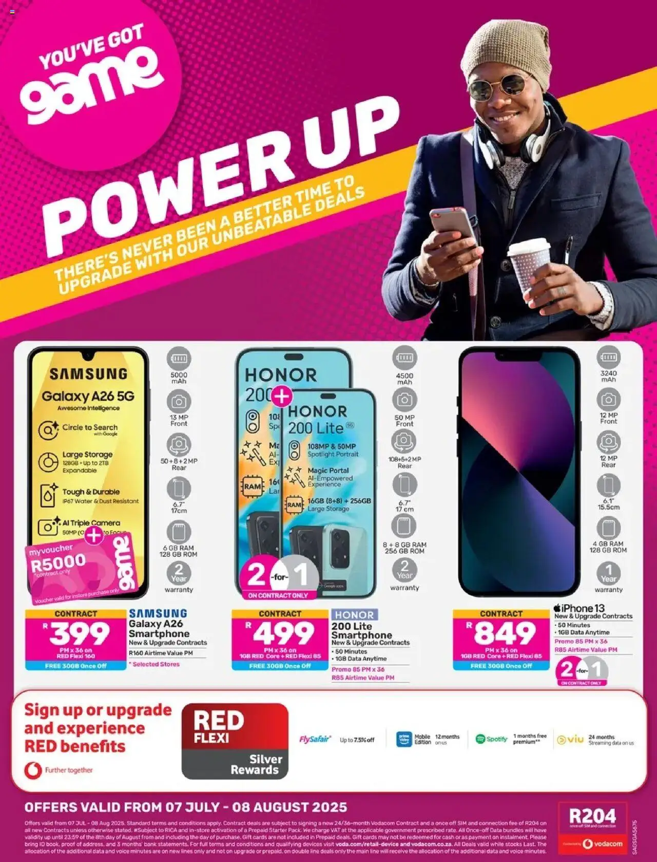  Game Vodacom (07/07/2025) - special deals - Page 1 - Smartphone, Camera, Water, Game