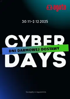 Pogląd gazetki "Cyber Monday" ze sklepu Salony Agata ważnej od 30.11.2025