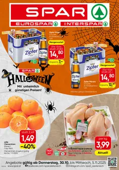 Vorschau der Angebote: Spar Oberösterreich gültig ab 30.10.2025