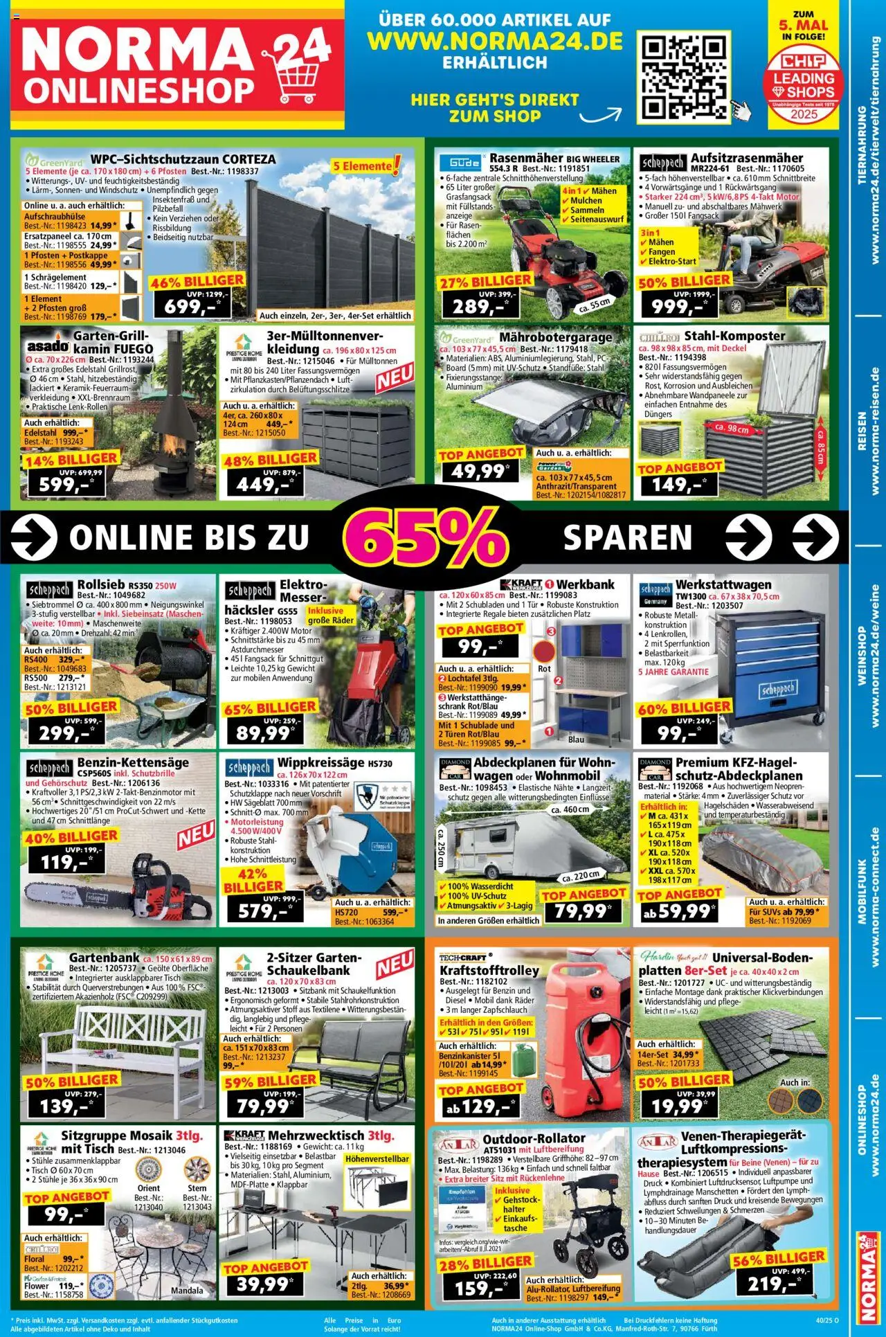 NORMA Prospekt ab 29.09.2025 > Onlineshop + nächste Woche