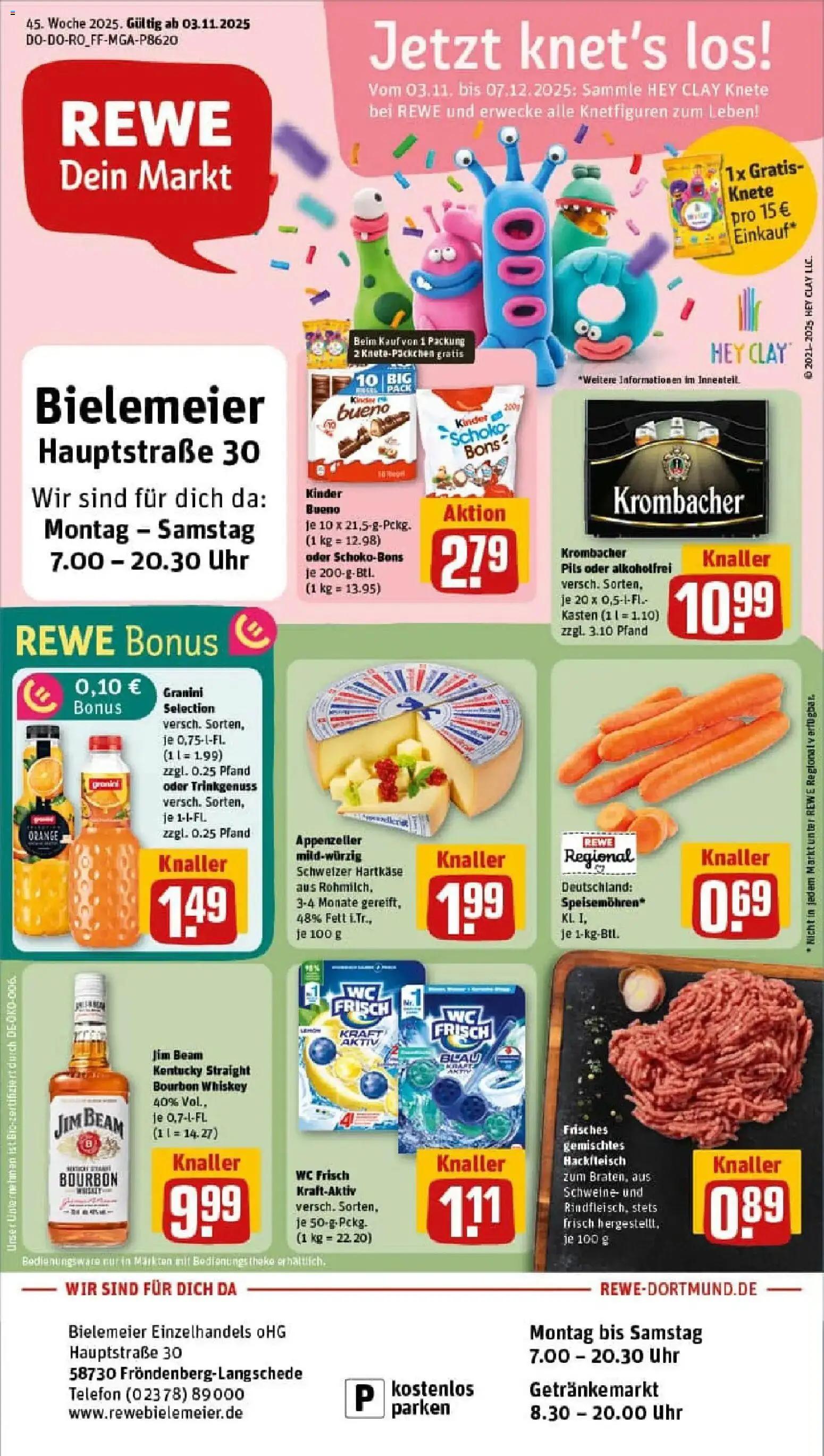 Vorschau von dem Prospekt des Geschäftes Rewe, gültig ab dem 02.11.2025