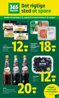 Eksempel på tilbudsavis Tilbudsavis fra butik Coop 365 gyldig fra 14/08/2025