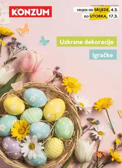 Konzum HR - Konzum HR Uskrsna ponuda megtekintése, amely érvényes 2026.03.04.-től