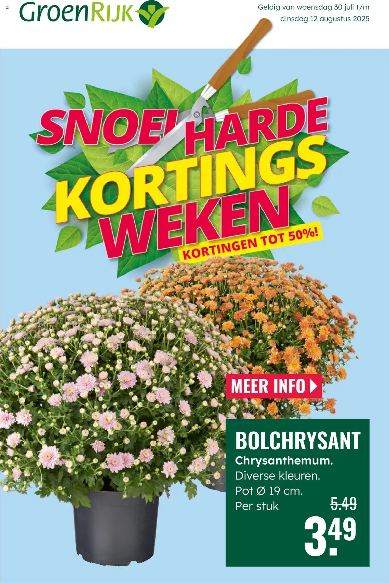 GroenRijk shop Folder geldig vanaf 30-07-2025 - Paginanummer 1