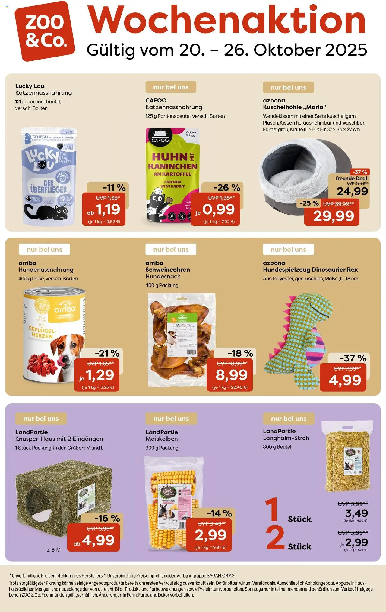Zoo & co Prospekt (vom 20.10.2025 - 26.10.2025)