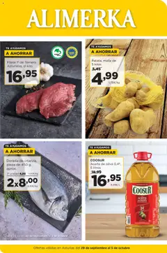 Vista previa del folleto de la tienda Alimerka válido desde el 29/09/2025 