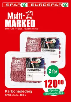 Forhåndsvis Spar Helgens Tilbud fra butikk Spar gyldig fra 23/04/2026