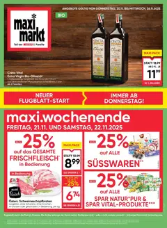 Vorschau der Angebote: Maximarkt Wels, Ried gültig ab 20.11.2025