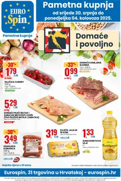 Pregled letka Katalog trgovine Eurospin vrijedi od 30.07.2025